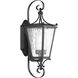 Cadence 1 Light 19 inch Black Outdoor Wall Lantern, Small, Design Series