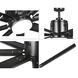 Vast 72 inch Black Ceiling Fan, Progress LED
