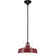 Cedar Springs 1 Light 13 inch Red Outdoor Hanging Light
