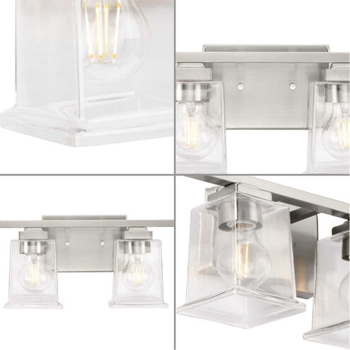 Gilmour 4 Light 28 inch Brushed Nickel Bath Vanity Wall Light