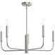 Reines 5 Light 26 inch Brushed Nickel Chandelier Ceiling Light