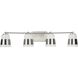 Haven 4 Light 34 inch Brushed Nickel Bath Light Wall Light