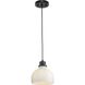 Garris 1 Light 8 inch Matte Black Mini Pendant Ceiling Light