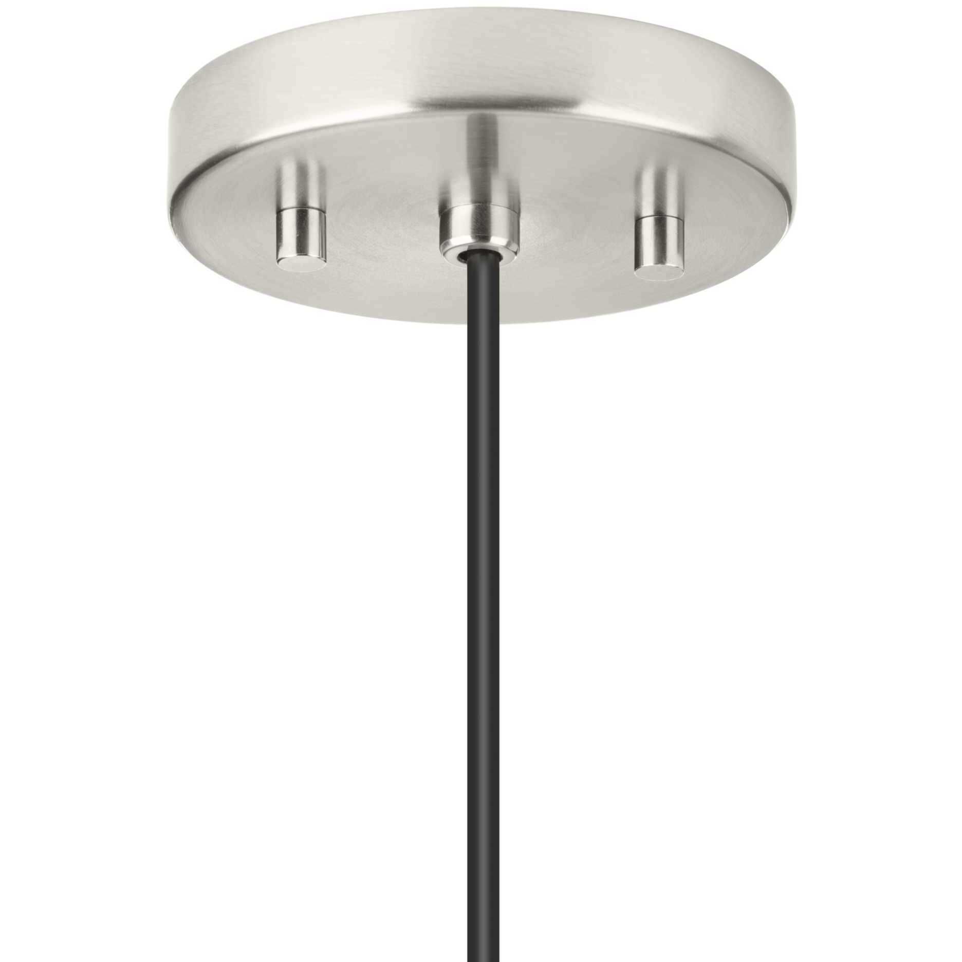 Markor 3 Light 18.12 inch Brushed Nickel/Matte Black/Vintage Brass Drum Pendant Ceiling Light