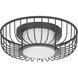 Finesse LED 15 inch Graphite Flush Mount Ceiling Light