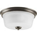 Lahara 2 Light 13 inch Venetian Bronze Flush Mount Ceiling Light