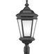 Crawford 1 Light 28 inch Black Outdoor Post Lantern