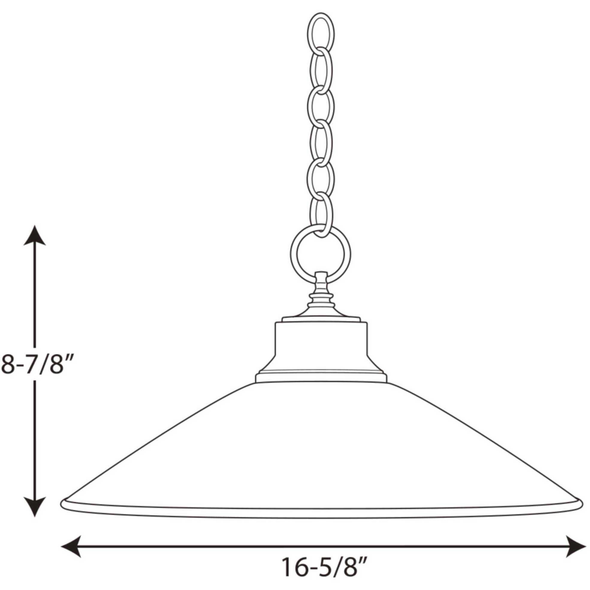 Glass Pendants 1 Light 16.63 inch Brushed Nickel Pendant Ceiling Light