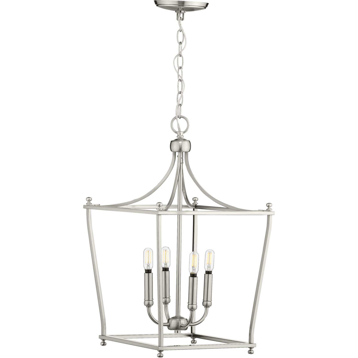Parkhurst 4 Light 14.38 inch Brushed Nickel Foyer Pendant Ceiling Light