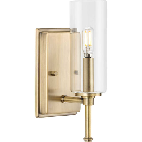 Elara 1 Light 5 inch Vintage Brass Bath Vanity Wall Light