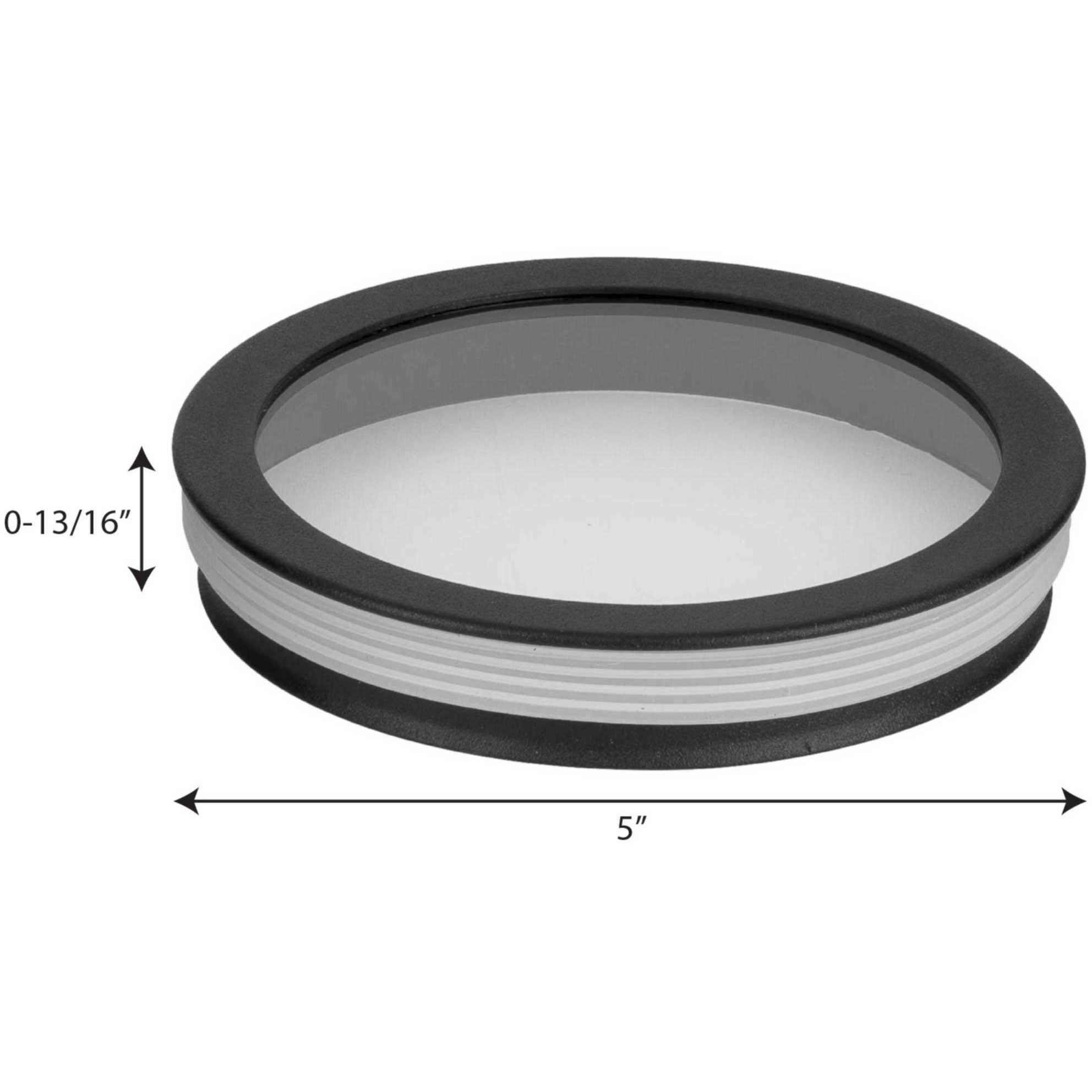 Cylinder Lens Black Round Cylinder Cover