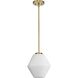 Copeland 1 Light 10 inch Brushed Gold Pendant Ceiling Light