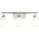 Reines 3 Light 22.75 inch Brushed Nickel Bath Vanity Wall Light