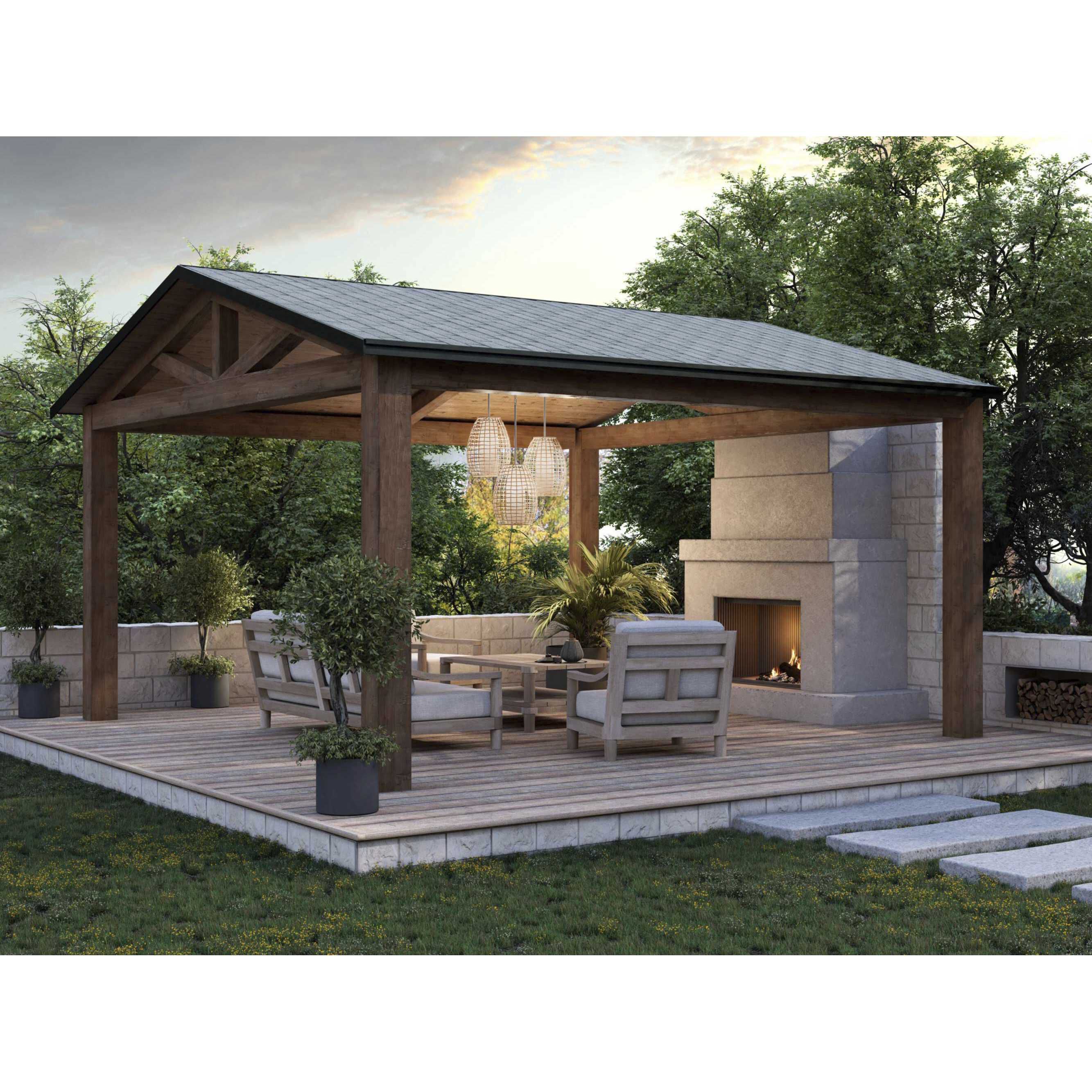 Progress Lighting Pawley 1 Light Outdoor Pendant Galvanized