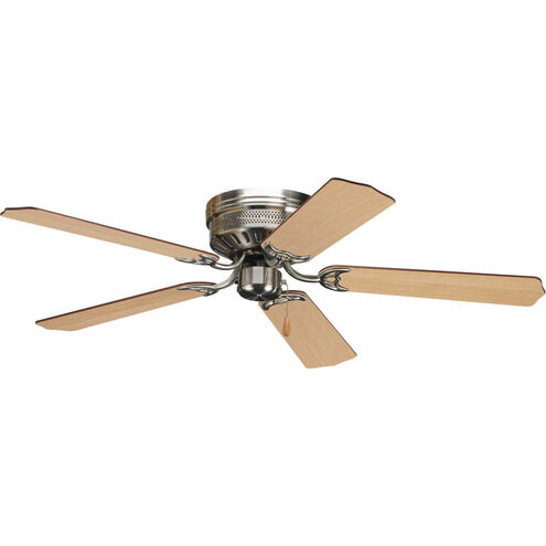 AirPro Hugger 52 inch Brushed Nickel with Cherry/Natural Cherry Blades Ceiling Fan