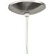 Metal Shade 1 Light 16 inch Brushed Nickel Pendant Ceiling Light in Standard Lamping