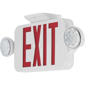 Exit Signs LED 18 inch White Emergency Exit Light Ceiling Light in Red Letters