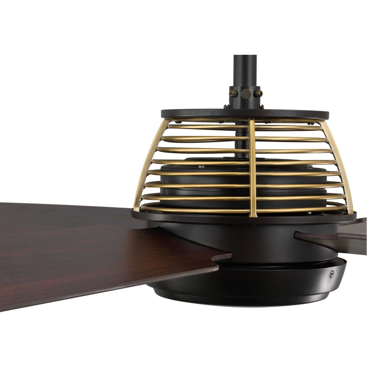 Shaffer 56 inch Architectural Bronze with Driftwood/Natural Cherry Blades Ceiling Fan