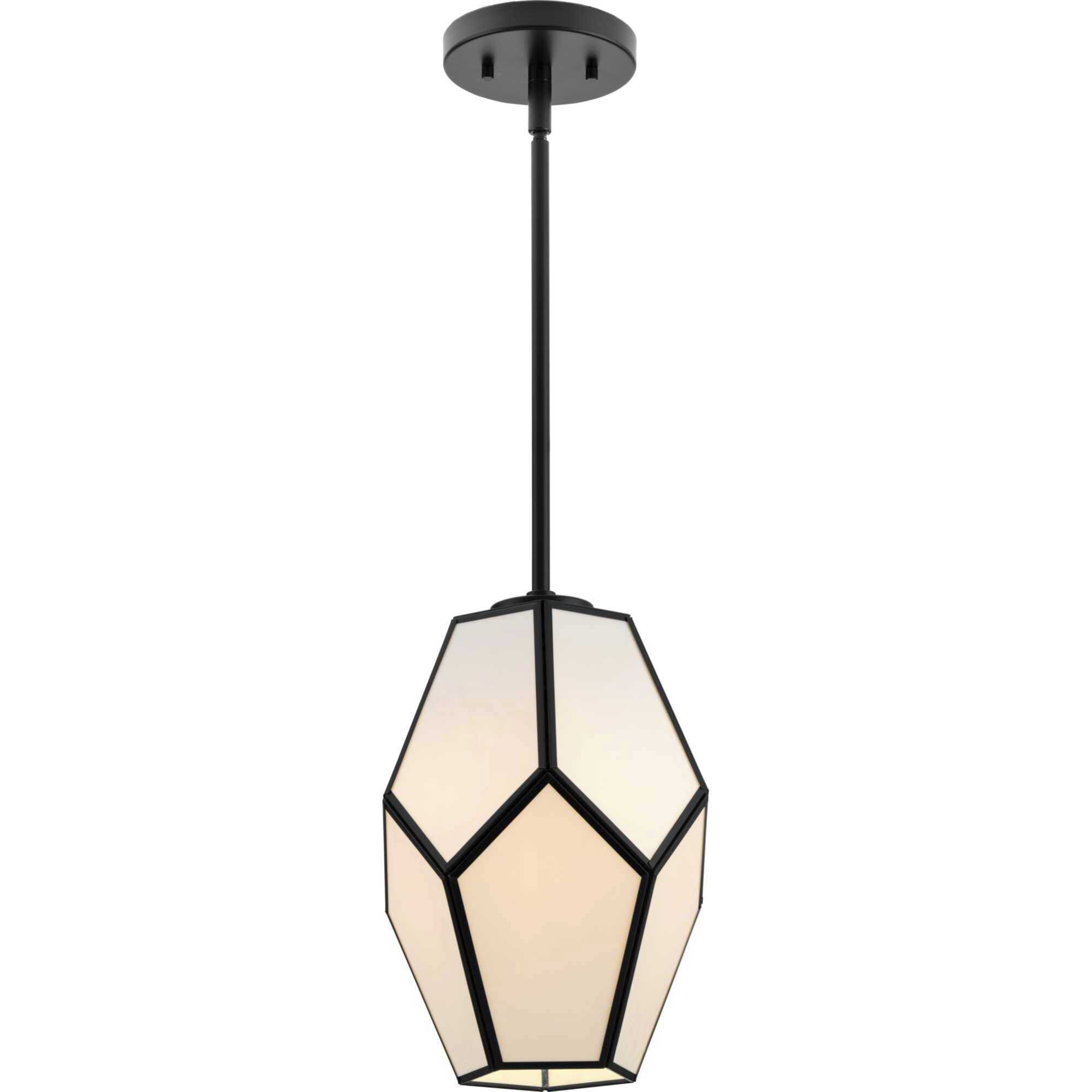 Latham 1 Light 9 inch Matte Black Pendant Ceiling Light