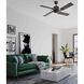 Bedwin 56 inch Graphite with Grey Weathered Wood Blades Ceiling Fan