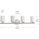Replay 4 Light 31.13 inch Polished Nickel Bath Vanity Wall Light