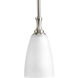 Revive 1 Light 6 inch Brushed Nickel Mini-Pendant Ceiling Light