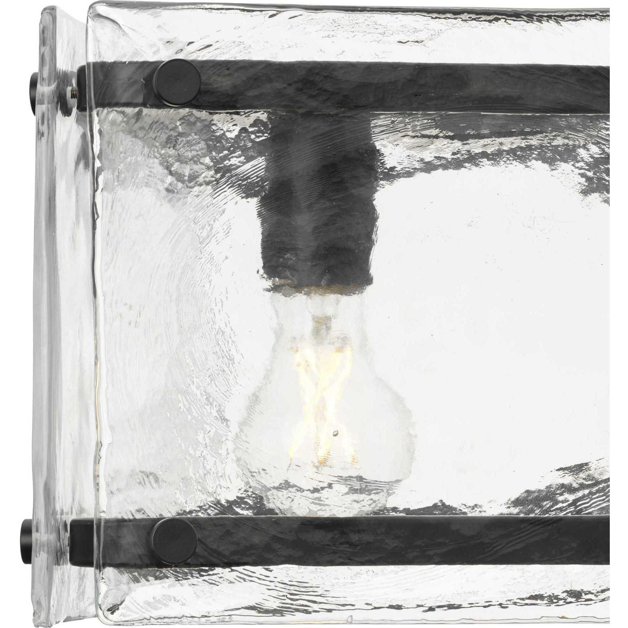 Rivera 5 Light 51.25 inch Matte Black Linear Chandelier Ceiling Light, Design Series