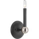 Foton 1 Light 5.13 inch Graphite Wall Sconce Wall Light, Design Series