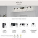 Adley 6 Light 49 inch Matte Black Bath Vanity Wall Light