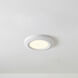 Emblem LED 5.5 inch Satin White Flush Mount Ceiling Light in Matte White, Progress LED