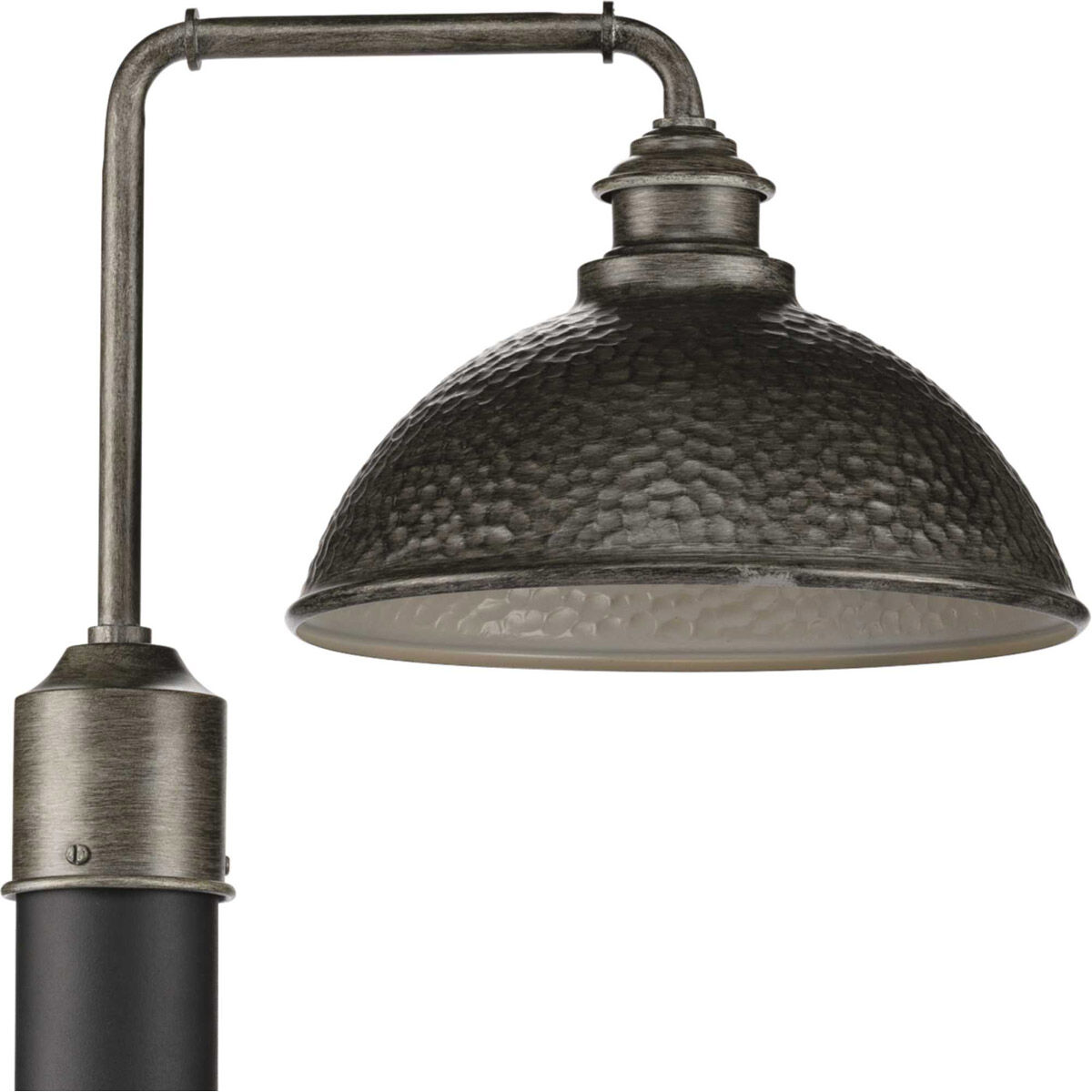 Englewood 1 Light 16 inch Antique Pewter Outdoor Post Lantern