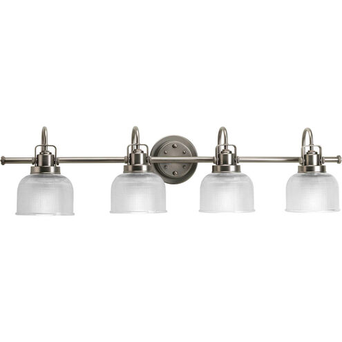 Archie 4 Light 35.5 inch Antique Nickel Bath Vanity Wall Light