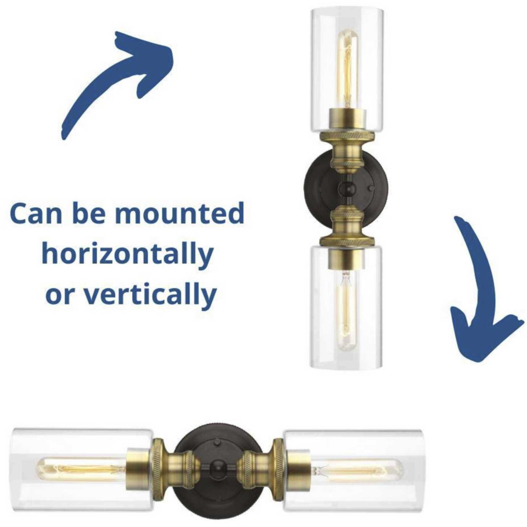 Archives 2 Light 18.5 inch Antique Bronze Bath Vanity Wall Light