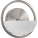 Engage 1 Light 7 inch Brushed Nickel Bath Vanity Wall Light