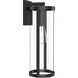 Kagen 1 Light 18 inch Matte Black Outdoor Wall Light