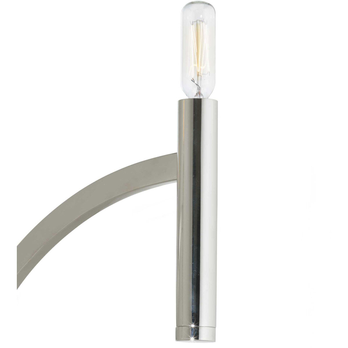 Draper 5 Light 25 inch Polished Nickel Chandelier Ceiling Light