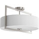 Harmony 3 Light 18 inch Brushed Nickel Semi-Flush Convertible Ceiling Light