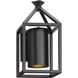 Stallworth 1 Light 12.5 inch Matte Black Outdoor Wall Lantern