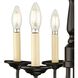 Five Light 5 Light 17.5 inch Antique Bronze Chandelier Ceiling Light