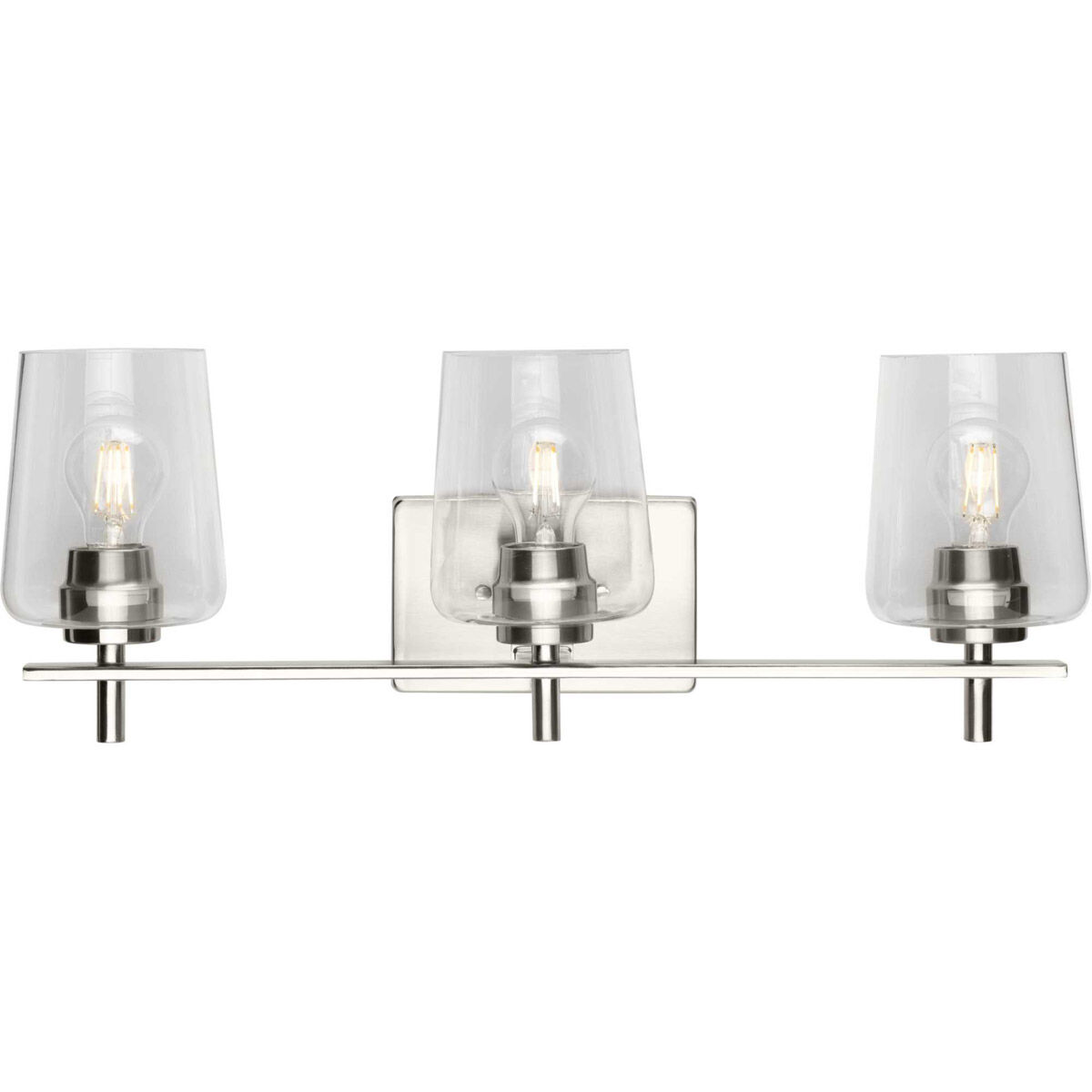 Calais 3 Light 24 inch Brushed Nickel Bath Vanity Wall Light