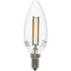 LED Lamps B10 E12 4 watt 120 2700K LED Bulb, Progress LED