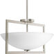 Harmony 3 Light 18 inch Brushed Nickel Semi-Flush Convertible Ceiling Light