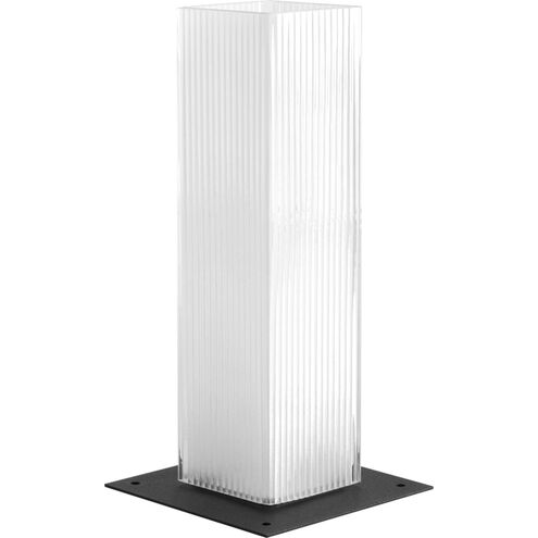 Endorse Black Outdoor Lantern Glass Column Insert Diffuser