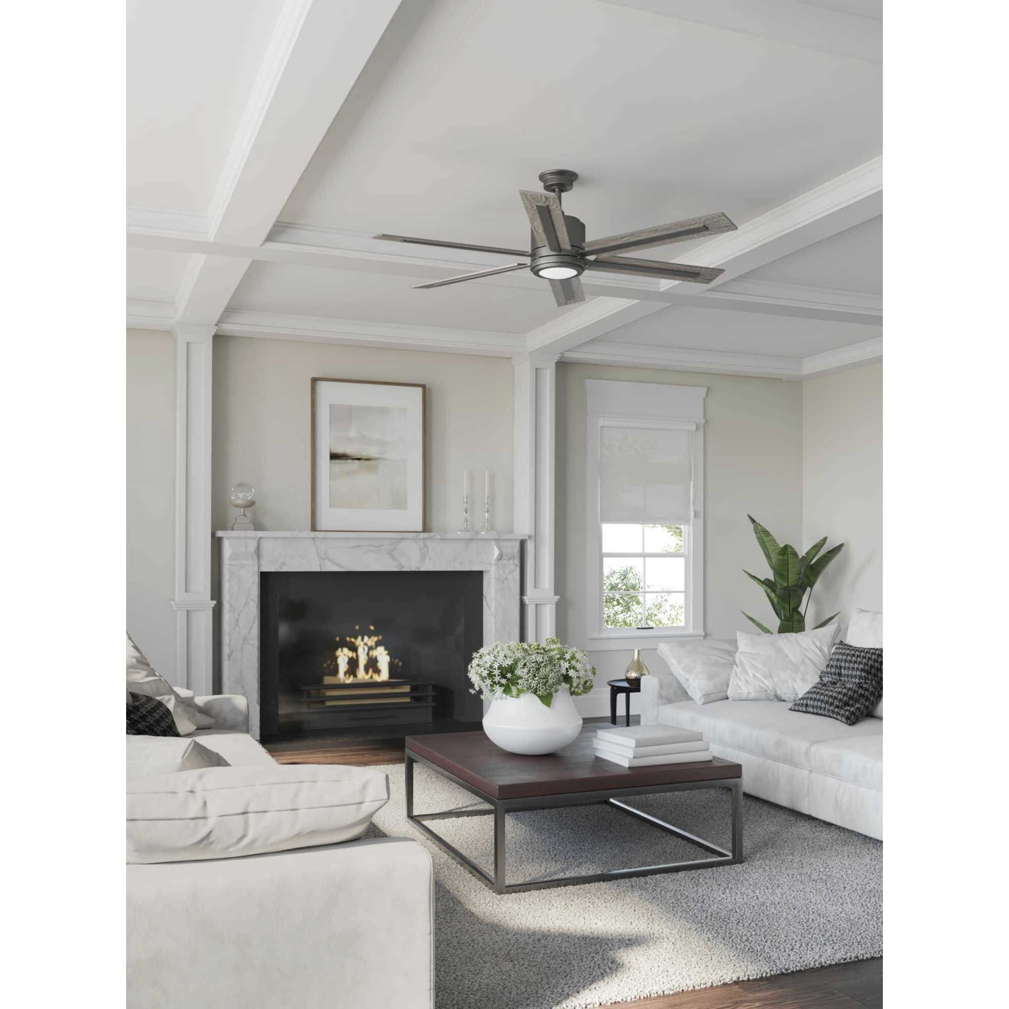 Progress P2586-7130K Glandon 60 inch Gilded Iron with Walnut
