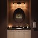 Reines 4 Light 31.75 inch Matte Black Bath Vanity Wall Light