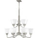 Clifton Heights 9 Light 30 inch Brushed Nickel Chandelier Ceiling Light