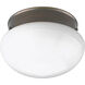 Fitter 2 Light 9 inch Antique Bronze Flush Mount Ceiling Light