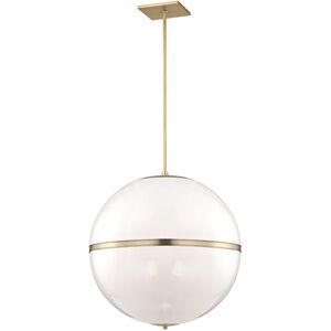 Truax 4 Light 30 inch Aged Brass Pendant Ceiling Light