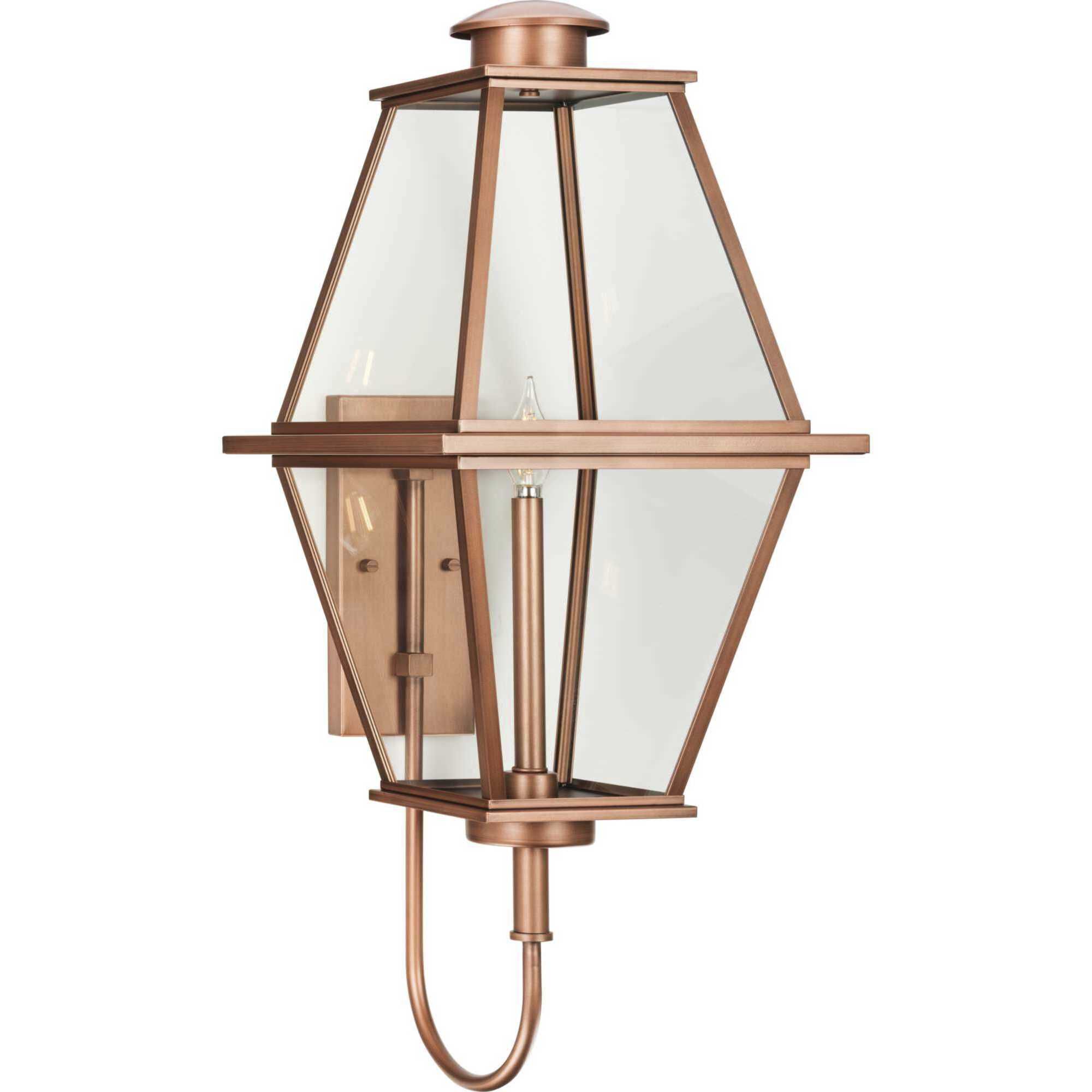 Bradshaw 1 Light 32 inch Antique Copper Outdoor Wall Lantern, Design Series