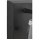 Vertex 1 Light 4.75 inch Matte Black Bath Light Wall Light